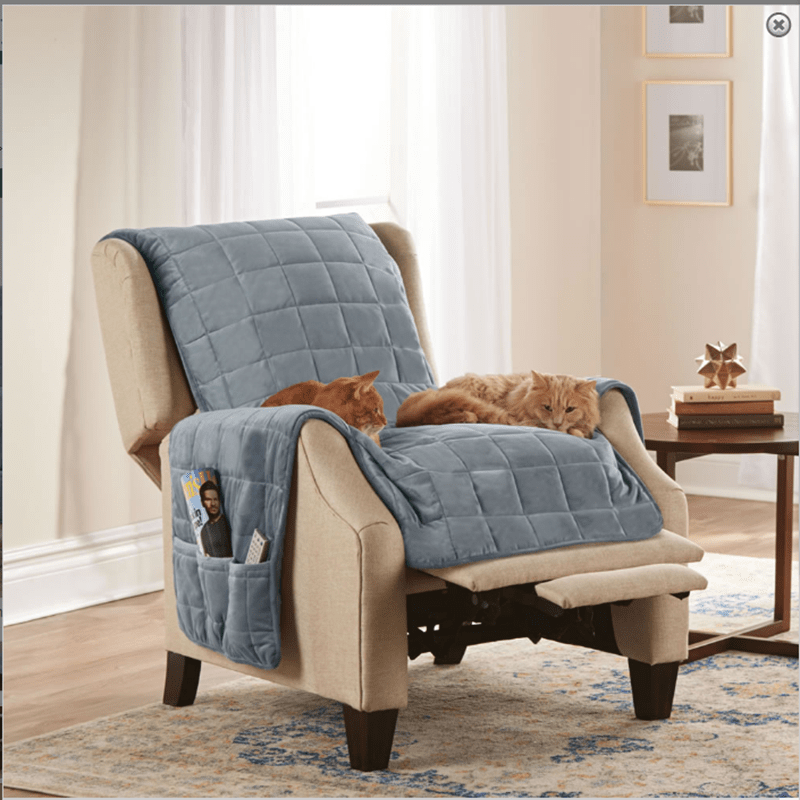 quilted solid dog furniture protector 