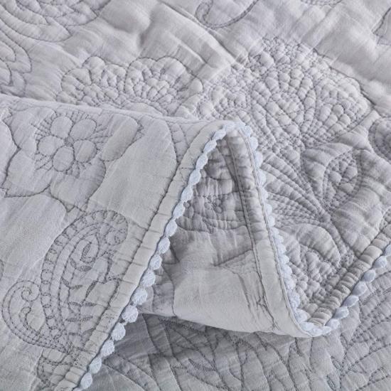 Bedspread real stitching bedding set