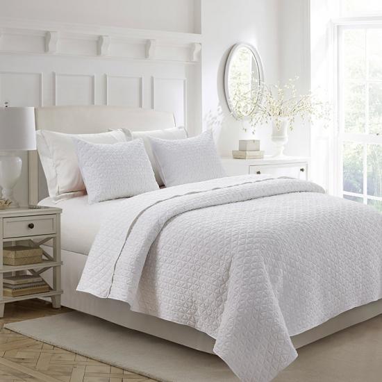 winkled quilt set | stone washed bedspread
