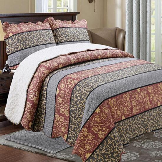 quilted reversible sherpa quilts and bedspreads
